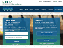 Tablet Screenshot of naiop.selectleaders.com